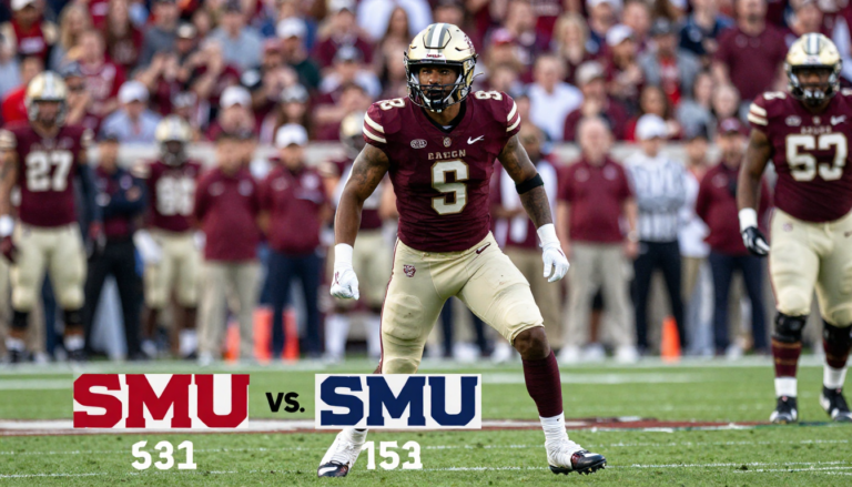 boston college eagles football vs smu football match player stats
