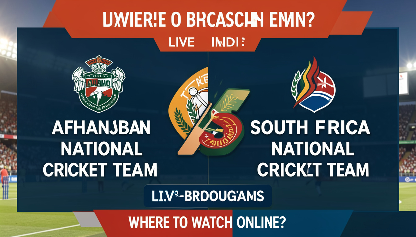 where to watch Afghanistan National Cricket Team vs South Africa National Cricket Team