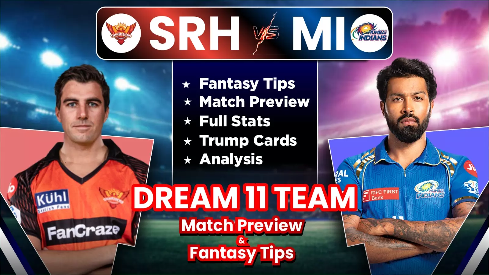 Indibet Tactical Preview: SRH vs MI Powerplay Dominance Metrics